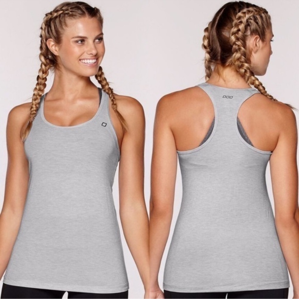 Lorna Jane Skills Active Tank in Grey Mark